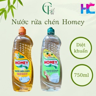 Nước rửa chén bát cao cấp Homey chai 400g