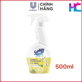 Nước lau bếp sunlight dạng chai xịt 500ml