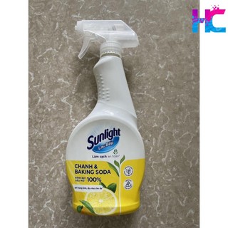 Nước lau bếp sunlight dạng chai xịt 500ml