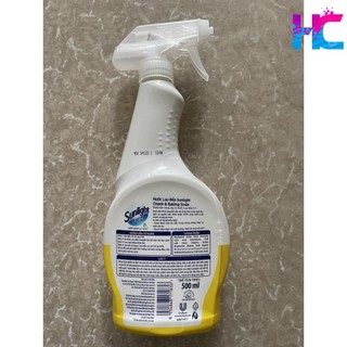Nước lau bếp sunlight dạng chai xịt 500ml