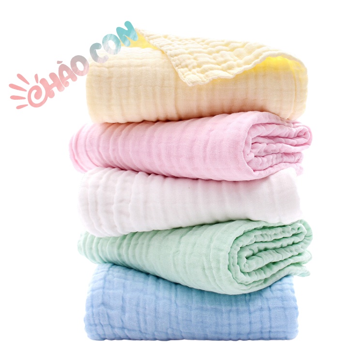 Chăn/ Khăn Tắm Xô Mềm 6 Lớp Khăn Cao Cấp Siêu Mềm, Thấm Hút Dày Dặn Cho Bé Hoạ Tiết Đáng Yêu Đồ Dùng Sơ Sinh
