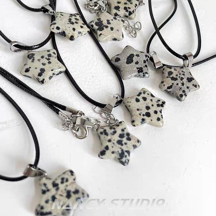 Dây Chuyền Mặt Đá Obsidian Tự Nhiên Cao Cấp Thời Trang Mùa Hè Cho Nữ
