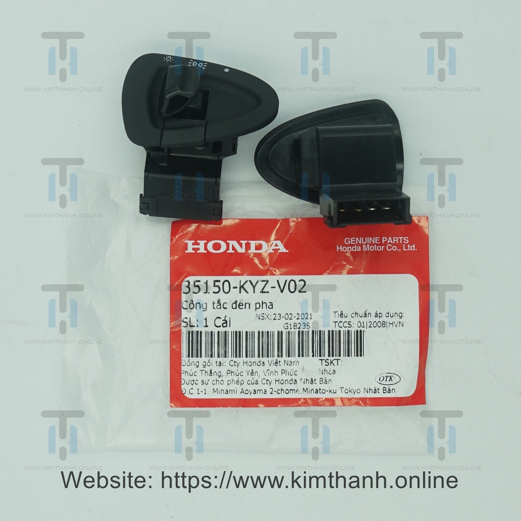 Nút đèn -KYZ Airblade 2013 Honda VN _ 35150KYZV02