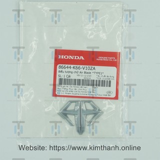 Tem logo nạ nổi airblade 2016 honda vn _ 86644k66v10za