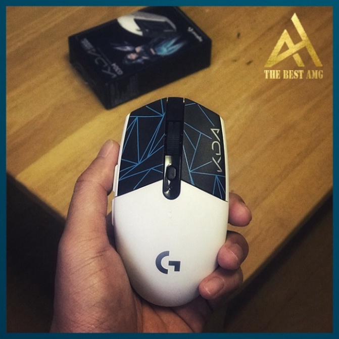 Chuột Không Dây Logitech G304 KDA Màu Trắng - Chuột Máy Tính Không Dây Gaming Wireless Chơi Game Cực Nhạy Thiết Kế Đẹp H