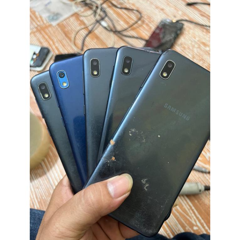 Xác điện thoại Samsung A10 hư màn hình,mã A105,bao main rin full chức năng. BH 24 tháng 1 đổi 1