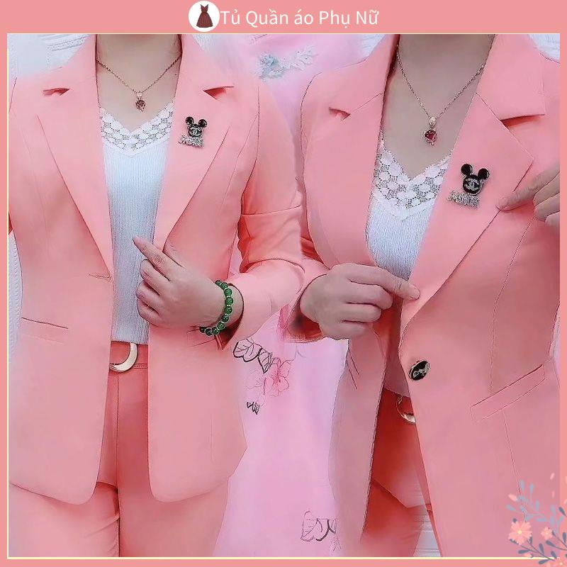 Ch t L Ng cao O kho Áo blazer N 2 L P P H N Qu C Đơn / Bộ Đồ Mỏng Dáng Ôm Màu Trơn Phong Cách Phương Tây Thời Trang Mùa Thu Mới Dành Cho Bạn nữ 2022