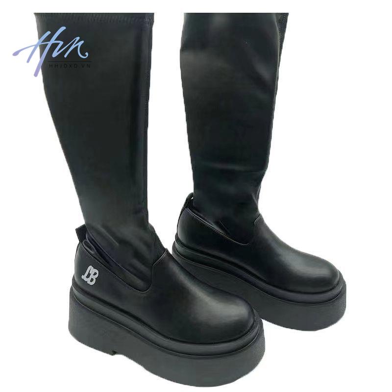 Giày Bốt Martin Mũi Tròn Phong Cách Anh Quốc Mới 2023 Cho Nữ