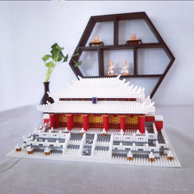 Tương thích với đồ chơi lắp ráp tòa nhà khổng lồ sê-ri LEGO Snow Forbidden City khối xây dựng vi hạt🏰HÀNG CÓ SẴN🛕