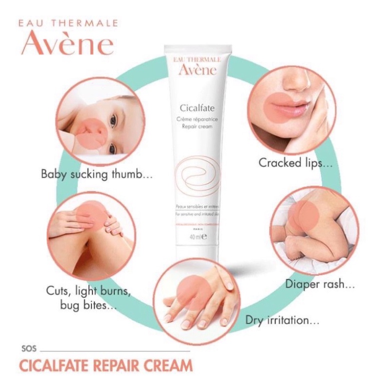 Kem Dưỡng Làm Mờ Sẹo, Phục Hồi Và Tái Tạo Da Avene Cicalfate Repair Cream 100ml