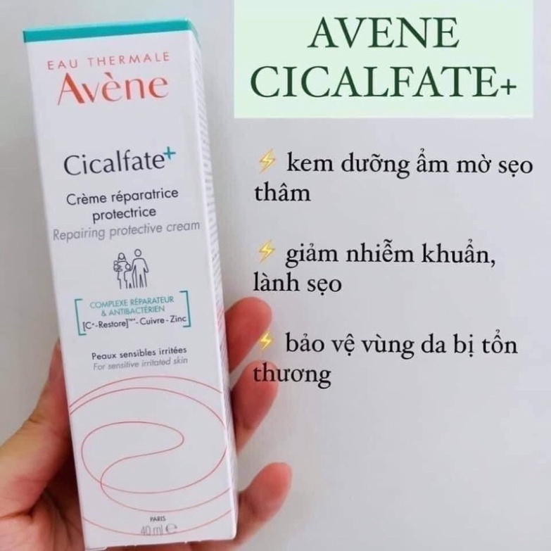 Kem Dưỡng Làm Mờ Sẹo, Phục Hồi Và Tái Tạo Da Avene Cicalfate Repair Cream 100ml