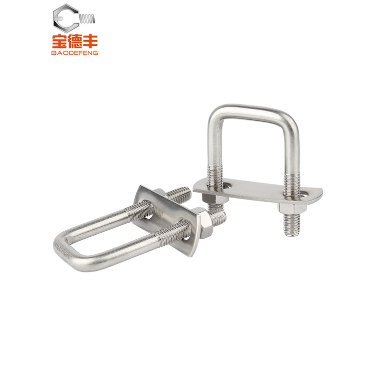 Khóa Kẹp Ống Vuông / Chữ U / Chữ U Bằng Inox 304 Chuyên Dụng