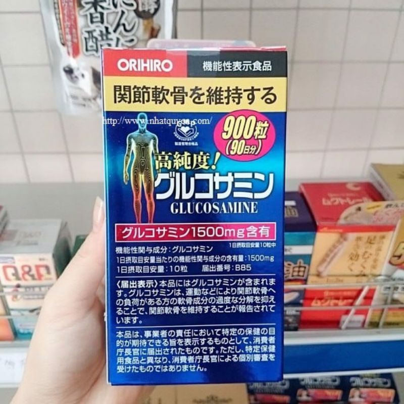Viên uống bổ xương khớp Glucosamine Orihiro 900 viên
