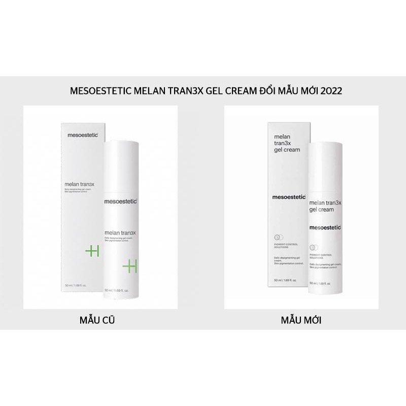 Gel Dưỡng Sáng Da, Giảm Nám Mesoestetic Melan Tran3x Gel Cream 50ml