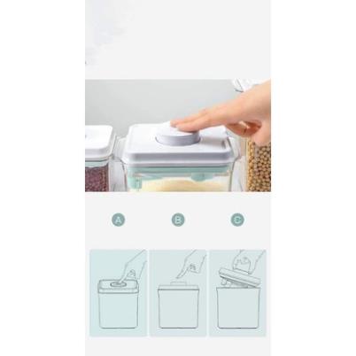 Hộp đựng sữa bột, hộp bảo quản sữa công thức an toàn cho bé, hộp đựng sữa Ankou 2.3l 1.7l màu trắng/ nâu
