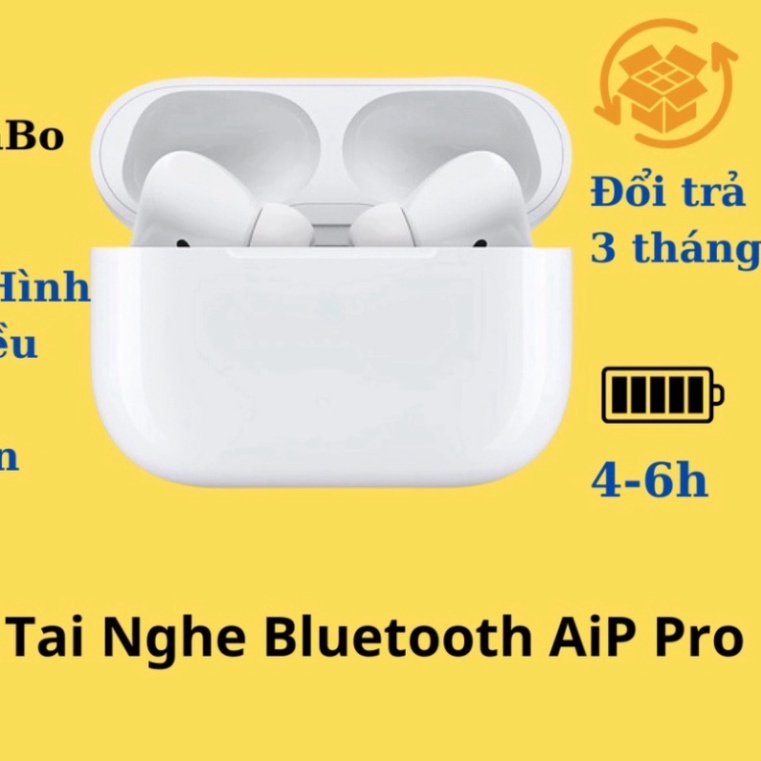 Tai Nghe Bluetooth Không Dây AjP PRO 2 Kết Nối Tự Động Cho Mọi dòng điện thoại new NEW hot