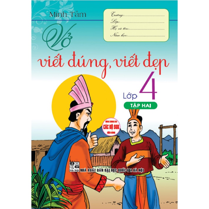 sách - Vở viết đúng, viết đẹp lớp 4 (tập 2) - dùng chung cho các bộ sgk hiện hành