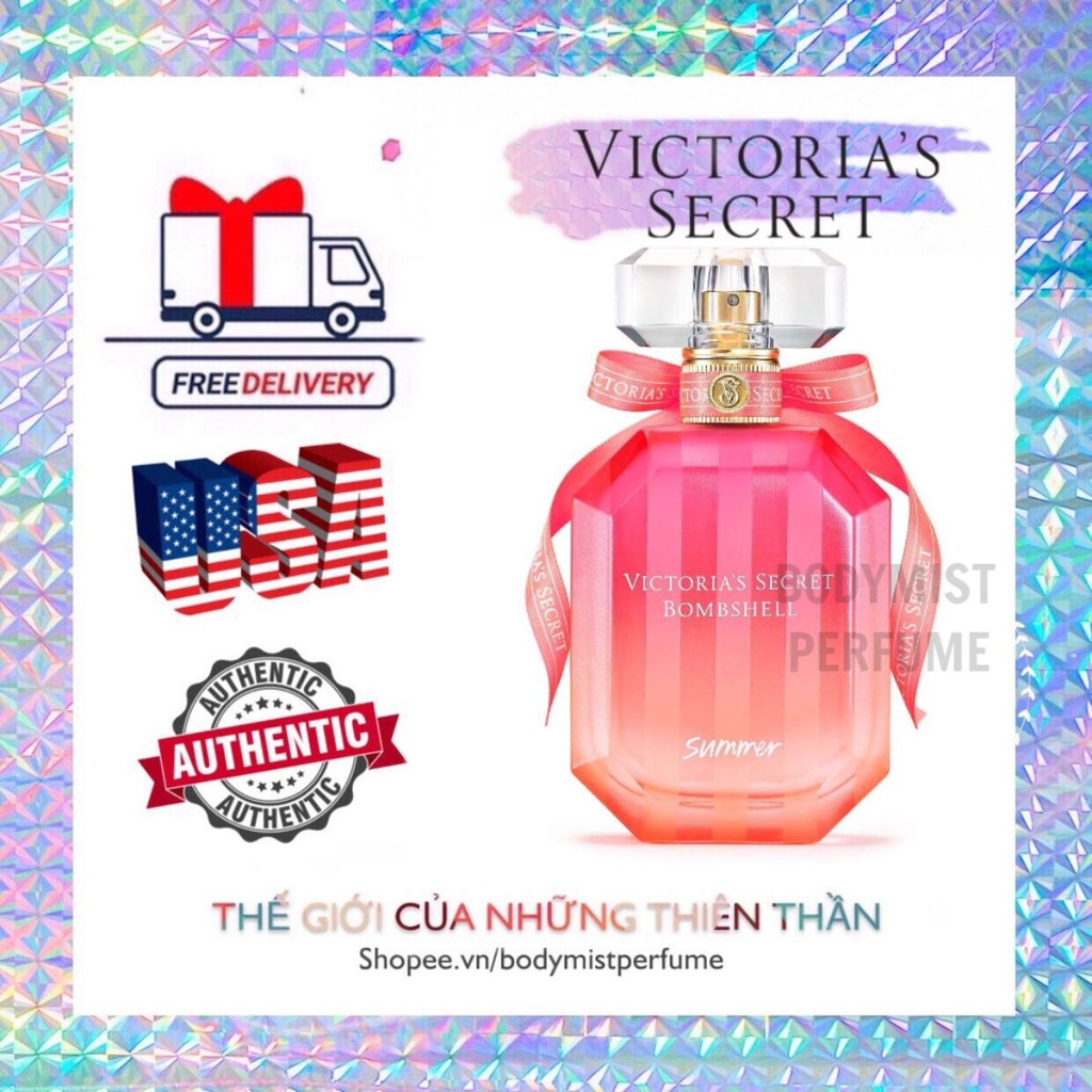 𝗣𝗘𝗥𝗙𝗨𝗠𝗘⚜️Nước Hoa Victoria's Secret Bombshell Summer EDP 5ml/10ml/20ml