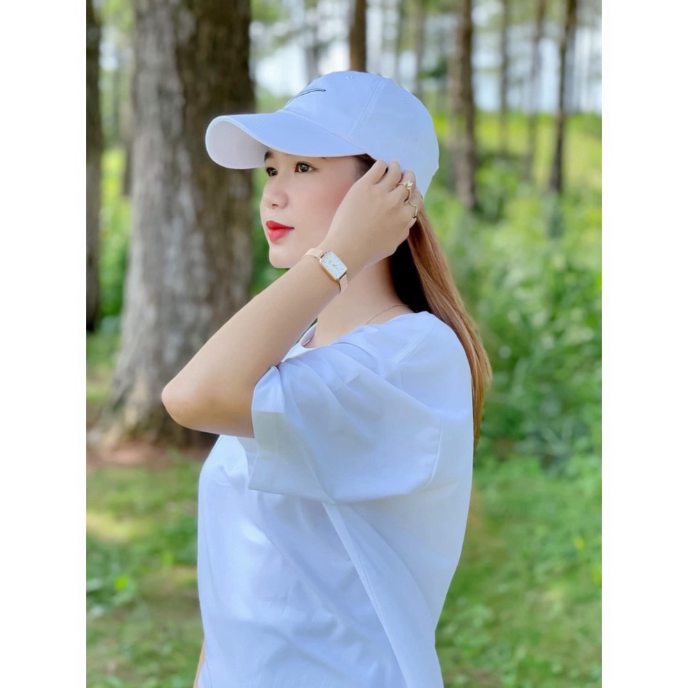 . đồng hồ thời trang Nữ Daniel Welington Quadro Melrose White & vòng tay Classic Cuff V1 DW xịn - Luxe Watch Official . | BigBuy360 - bigbuy360.vn