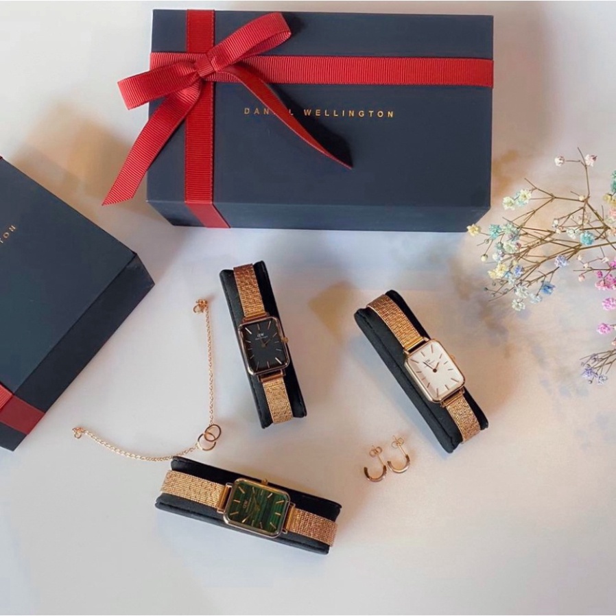 . đồng hồ thời trang Nữ Daniel Welington Nữ QUADR.O PRESSED Dây Mesh 20x26mm - Luxe Watch Official . . | BigBuy360 - bigbuy360.vn