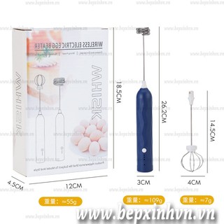 Máy đánh trứng và tạo bọt cà phê mini