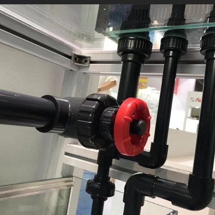 Van Cổng SanKing Phi 32 40mm Màu Trắng Và Đen Tay Cầm Đỏ