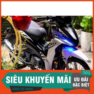 Tem Rời Dán xe Wave RSX Fi đời 2014 đến 2018 chế sọc Crypton