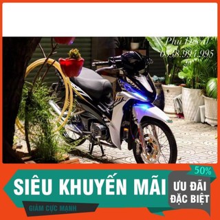 Tem Rời Dán xe Wave RSX Fi đời 2014 đến 2018 chế sọc Crypton