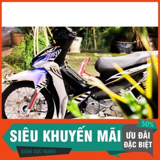 Tem Rời Dán xe Wave RSX Fi đời 2014 đến 2018 chế sọc Crypton