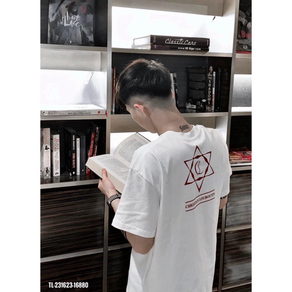 Áo Thun Nam Nữ Họa Tiết Logo Đôi Môi Kim Tuyến Cao Cấp Áo Phông Siêu Cấp Unisex Cổ Bo Chất Lượng