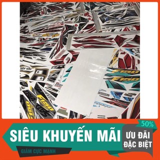 Tem Rời Dán Xe Vision mới chỉ đỏ xe đen 1
