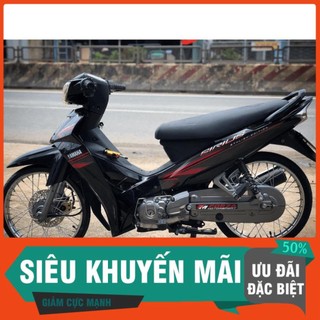 Tem Rời Dán Xe Sirius đỏ đen Giả zin