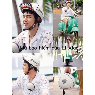Đi xe retro mũ bảo hiểm xe điện nữ mùa đông pin xe harley muỗng mũ bảo hiểm đa năng xe máy mùa hè dễ thươn