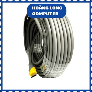 [Hàng Xịn] Dây Hdmi 15m Arigatoo Xám Chống Nhiễu lõi Đồng Xịn