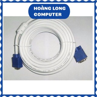 [Loại 1] Dây VGA 15M trắng chống nhiễu cao cấp