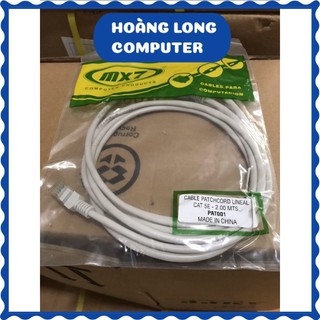 [Loại 1] Dây Mạng Bấm Sẵn 2 đầu đúc 2M Xám hàng chất lượng cao