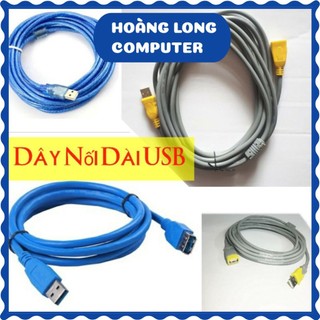 [Loại 1] Dây Nối Dài chống nhiễu 1.5m (Xanh hoặc Xám)