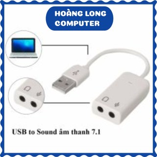 [Loại 1] Cáp chuyển USB Sound Dây 7.1 - chuyển đổi tín hiệu từ usb sang âm thanh mới 100% VNET-SD03