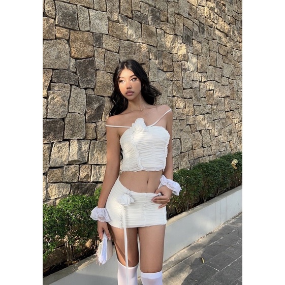 AESTHETE- Esther set lưới trắng