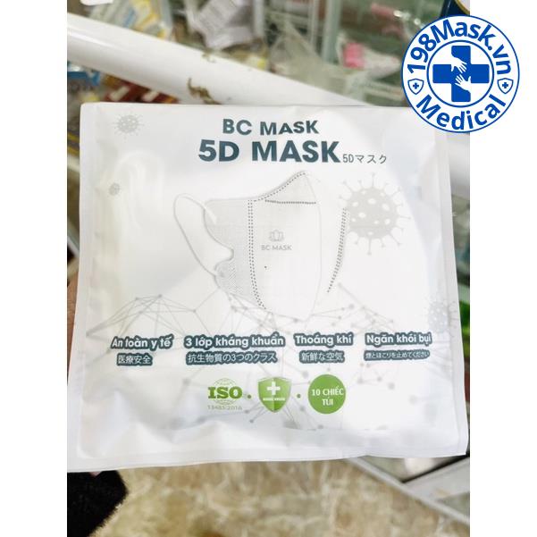 Thùng 100 Chiếc khẩu trang 5D Bảo Châu hàng chính hãng kháng khuẩn cao