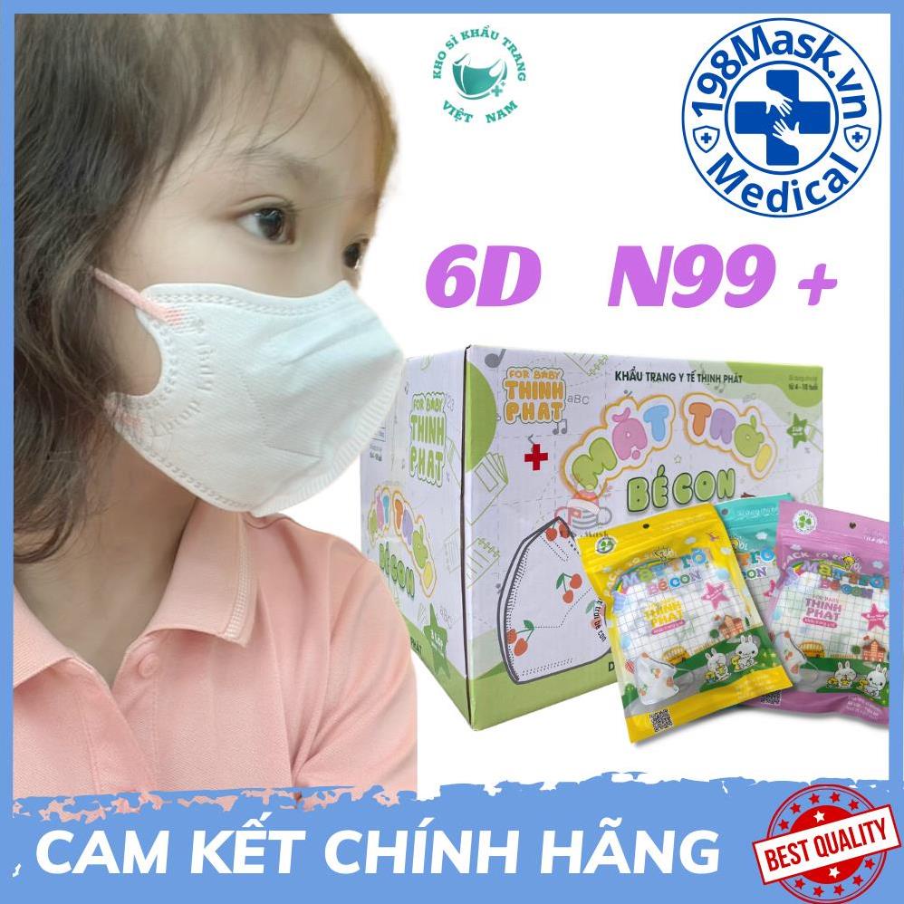 Sỉ 1 Thùng 200 Chiếc khẩu trang N99+ Trẻ Em kháng khuẩn cao chính hãng