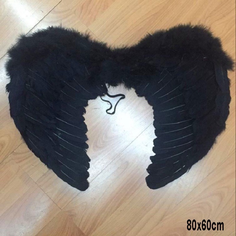 Đôi Màu Đen Cánh thiên thần cosplay màu trắng MSP39922