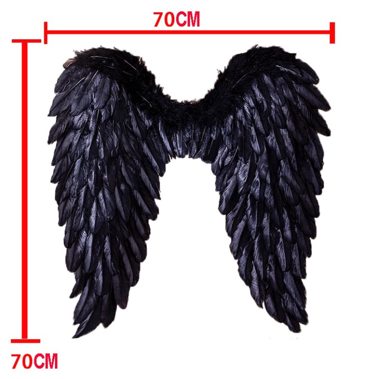 Đôi Màu Đen Cánh thiên thần cosplay màu trắng MSP39922
