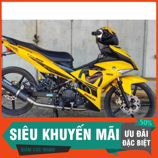 [FREE SHIP] Tem Rời Dán Xe Exciter 150 Movistar vàng đen rời