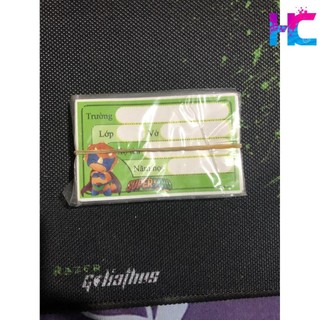 Nhãn dán vở ghi họ tên - nhãn vở decal 1 tập 10 cái - hang_chuan