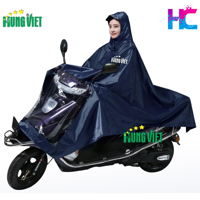 Áo mưa vải siêu nhẹ Hưng Việt cỡ đại - Có túi chụp gương - hang_chuan