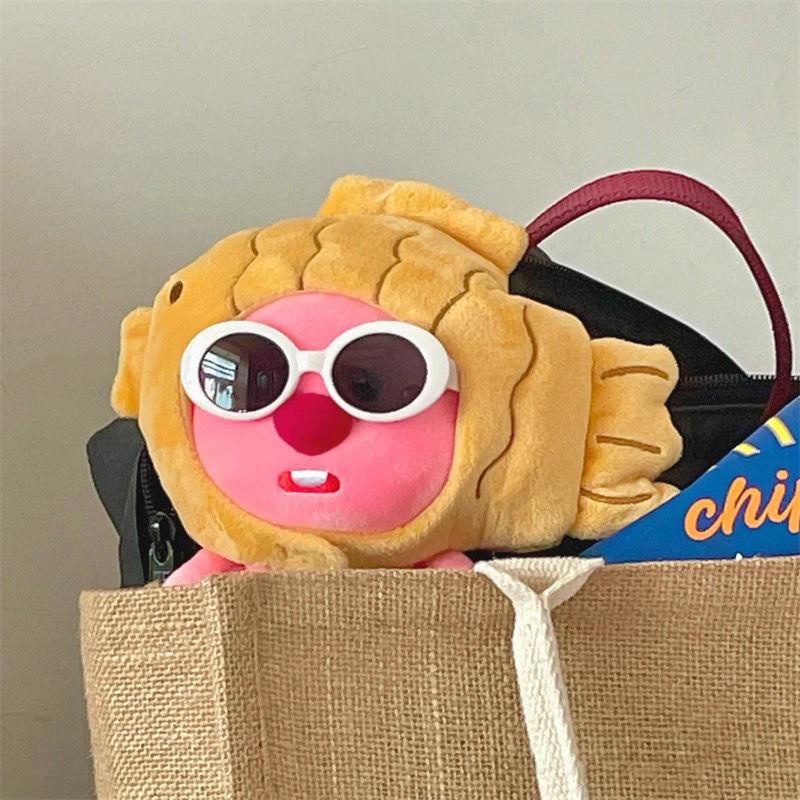 Búp Bê taiyaki Nhồi Bông Ruby Dễ Thương Sáng Tạo Phong Cách Hàn Quốc