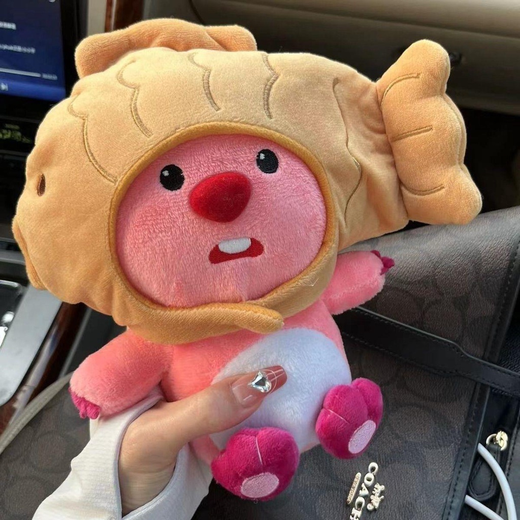 Búp Bê taiyaki Nhồi Bông Ruby Dễ Thương Sáng Tạo Phong Cách Hàn Quốc