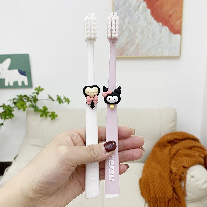 Bàn Chải Đánh Răng Lông Mềm Kiểu Hoạt Hình Dễ Thương Cho Người Lớn Và Trẻ Em