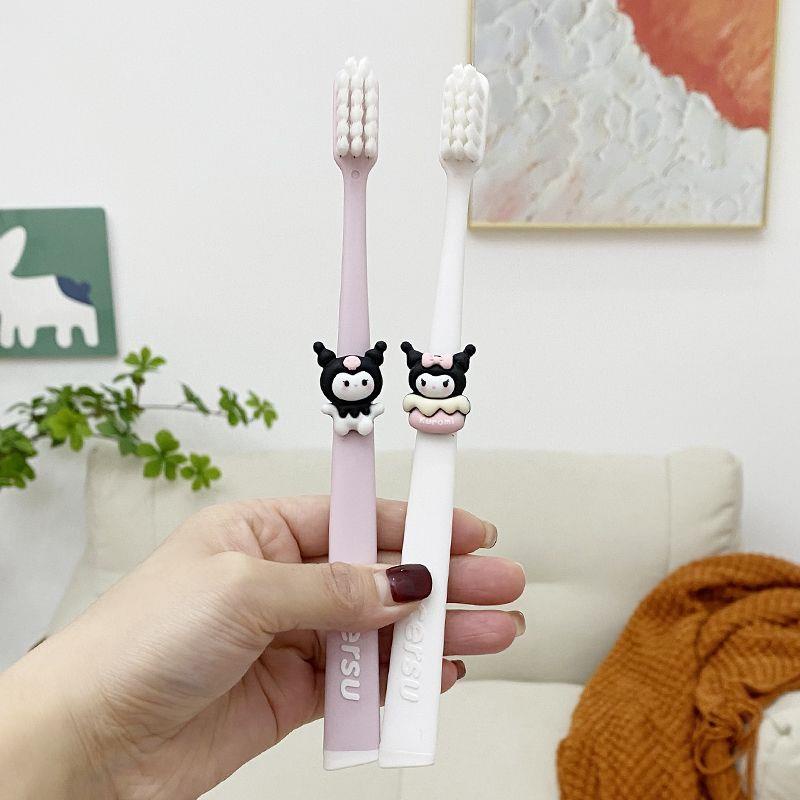 Bàn Chải Đánh Răng Lông Mềm Kiểu Hoạt Hình Dễ Thương Cho Người Lớn Và Trẻ Em